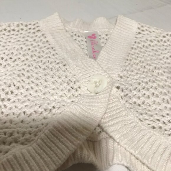 Crocheted Baby Cardigan Shrug Sweater Cherokee 12M White - Picture 2 of 4
